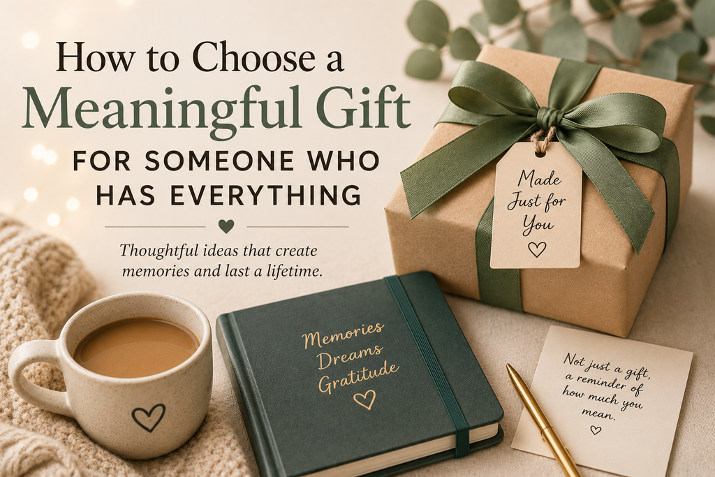 How to Choose a Meaningful Gift for Someone Who Has Everything