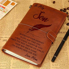 Fashion Portable Leather Diary Journal for Kids Gift
