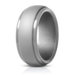 Men's Classic Silicone Ring Set - 8 Colors for Sports