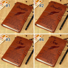 Fashion Portable Leather Diary Journal for Kids Gift