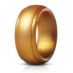 Men's Classic Silicone Ring Set - 8 Colors for Sports