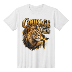 Courage Through Faith T-shirt