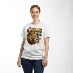 Courage Through Faith T-shirt