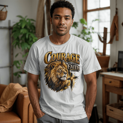 Courage Through Faith T-shirt
