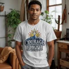 Courage Through Faith T-shirt