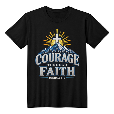 Courage Through Faith T-shirt