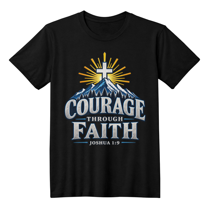 Courage Through Faith T-shirt