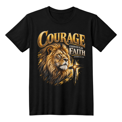 Courage Through Faith T-shirt