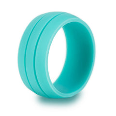 8.5mm Wide Dual Slot Silicone Ring for Unisex